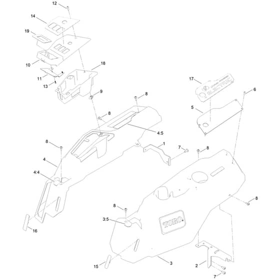 Toro eTimeCutter 107cm - 75642 (416300000 - 417299999) Styling Pod