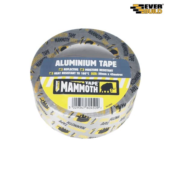 Everbuild Aluminium Tape 50mm x 45m - 2ALUM50