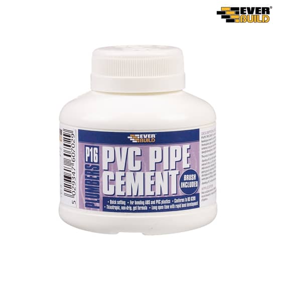 Everbuild P16 Plumbers PVC Pipe Cement - P16PIPE