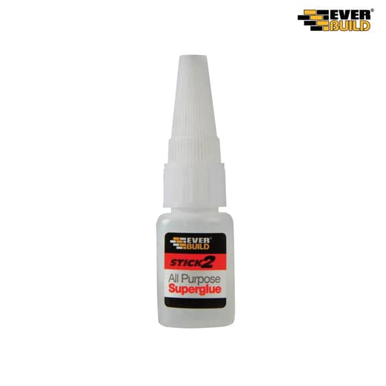 Everbuild Stick 2 All Purpose Superglue Bottle 5g - S2SUPBOT05