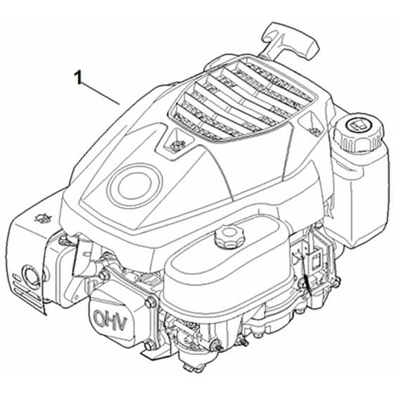 Stihl EVC 1000.0 (EVC1000-0001) - Engine - Parts Diagram