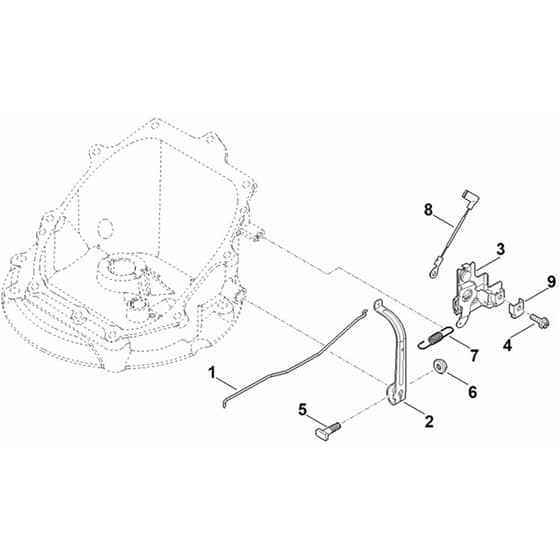 Stihl EVC 200.3 C (EVC200-0005) - Regulator Linkage - Parts Diagram