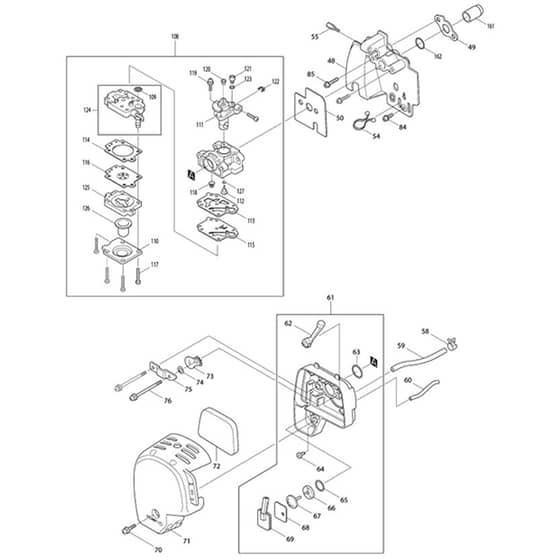 Makita EW1050H - Engine Pump - Power Tool 02 Diagram
