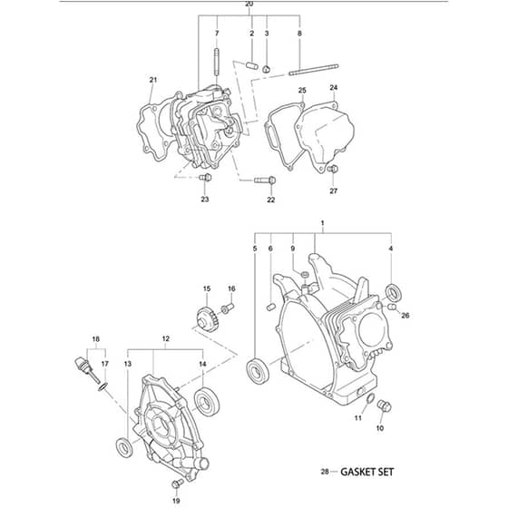 Makita EW2050H - Engine Pump - Power Tool 01 Diagram