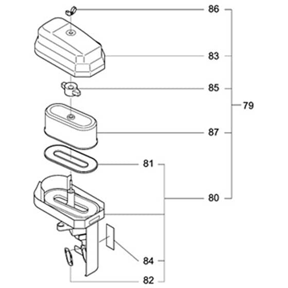 Makita EW2051H - Engine Pump - Power Tool 04 Diagram