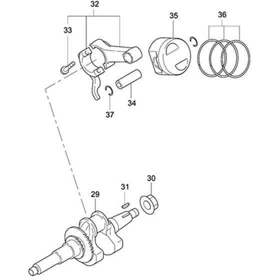 Makita EW3050H - Engine Pump - Power Tool 02 Diagram