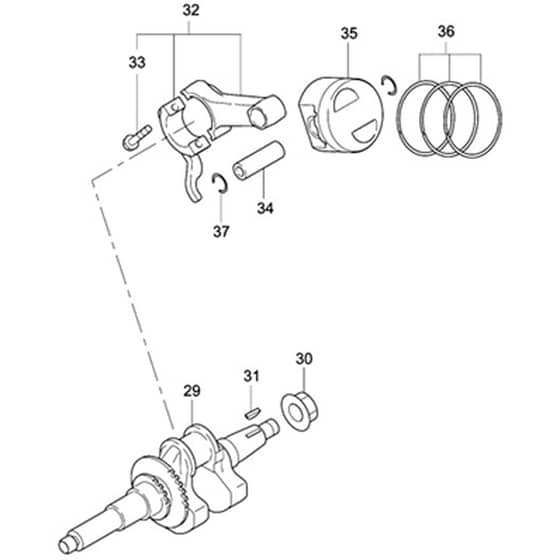 Makita EW3051H - Engine Pump - Power Tool 02 Diagram
