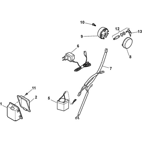 EXCEL 50 SEQ B - 2011-2014 - 290506521/S11 - Stiga Rotary Mower Electric Start Controls Diagram
