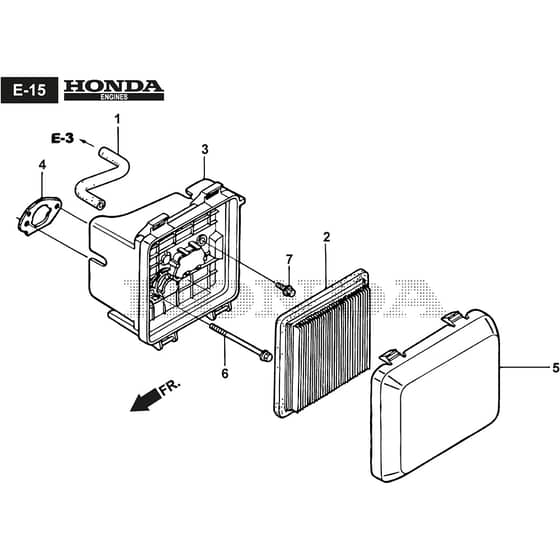 EXCEL 55 SVQ H - 2015 - 290557038/S14 - Stiga Rotary Mower Air Cleaner Diagram