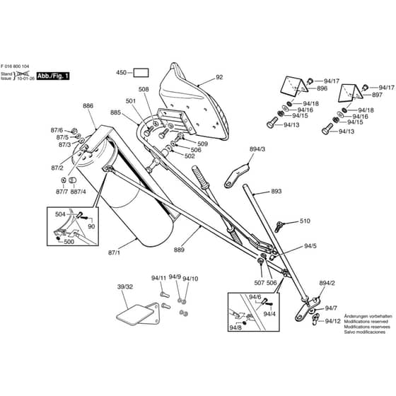Allett Auto Steer Seat 20 - F016800104