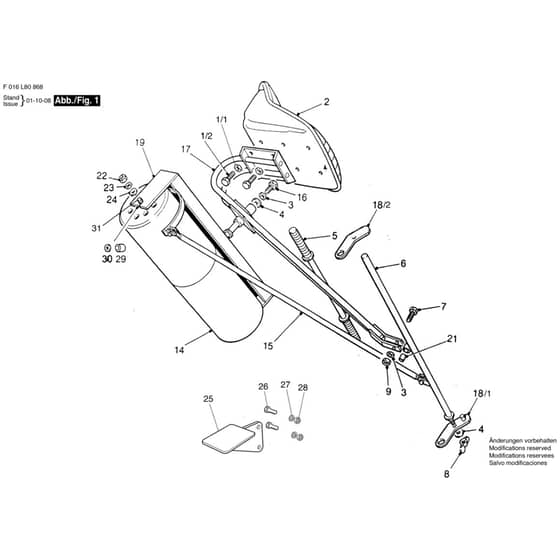 Allett Auto Steer Seat 30 - F016L80868