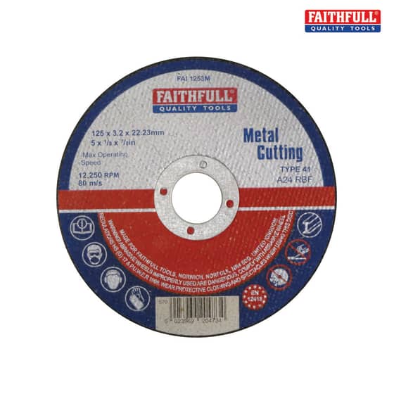Cut Off Disc for Metal 125 x 3.2 x 22mm