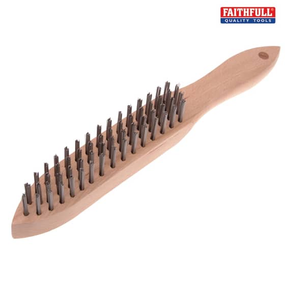 680/4 Heavy-Duty Scratch Brush - 4 Row
