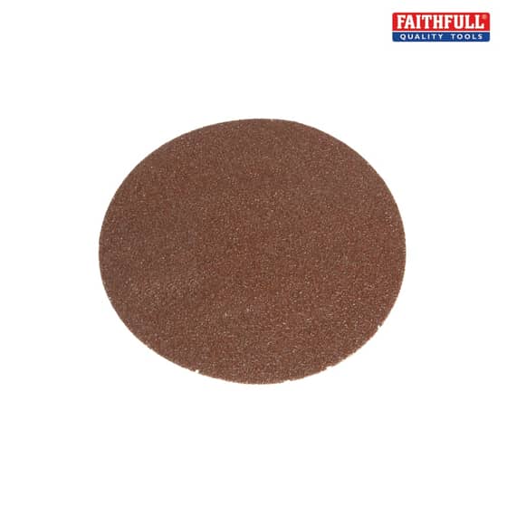 Hook & Loop Sanding Disc 125mm Plain Assorted (Pack of 5)