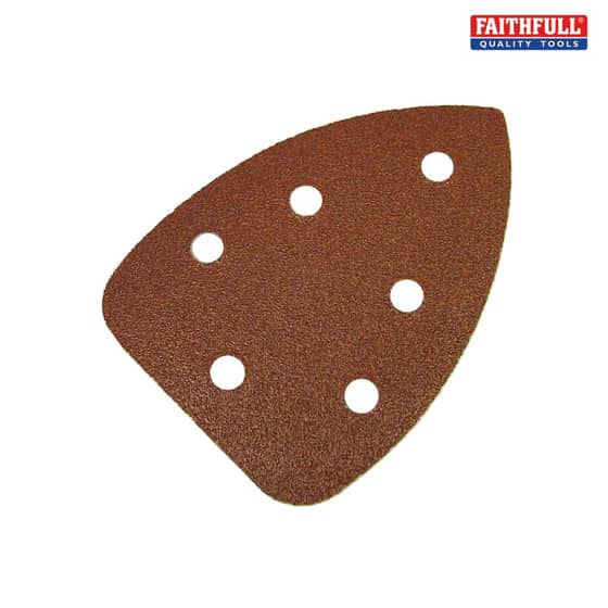 Hook & Loop Ryobi Sanding Sheets Red Assorted (Pack of 5)