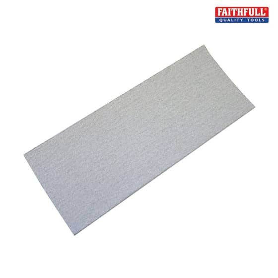 Faithfull 1/3 Sanding Sheets Orbital 93 x 230mm Assorted (Pack of 10)