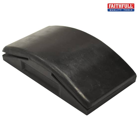 Faithfull Rubber Sanding Block 70 x 125mm - ARS-0231