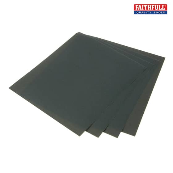 Wet & Dry Paper Sanding Sheets 230 x 280mm C120 (25)
