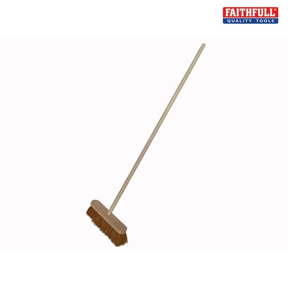 Broom Coco 30cm (12in) Head with 48in Handle