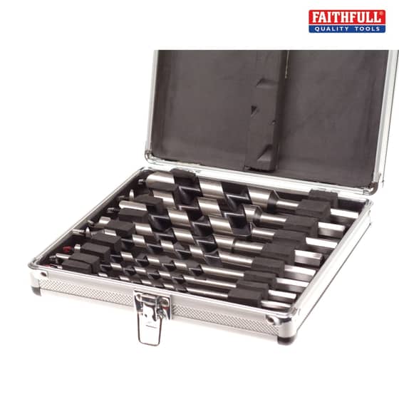 Combination Wood Auger Bit Set 8 Piece 6-25mm