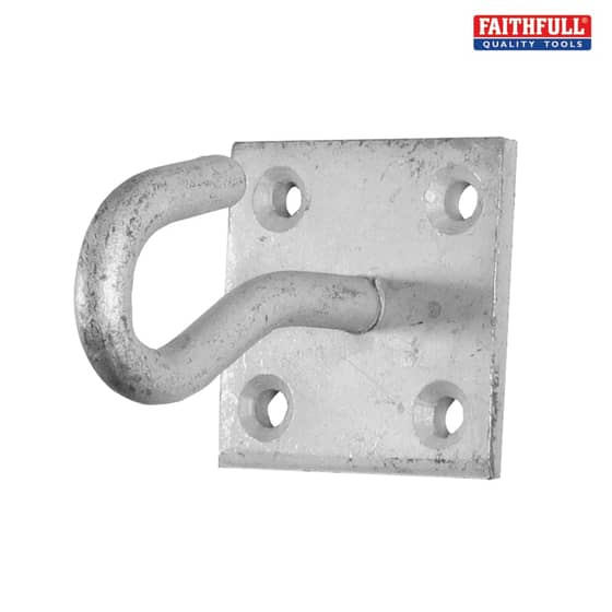 Faithfull Hook On Plate - Galvanised - 51324GE