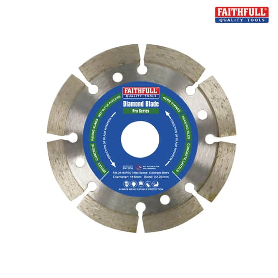 Faithfull Professional Diamond Blade 115mm x 22mm - RA3011522