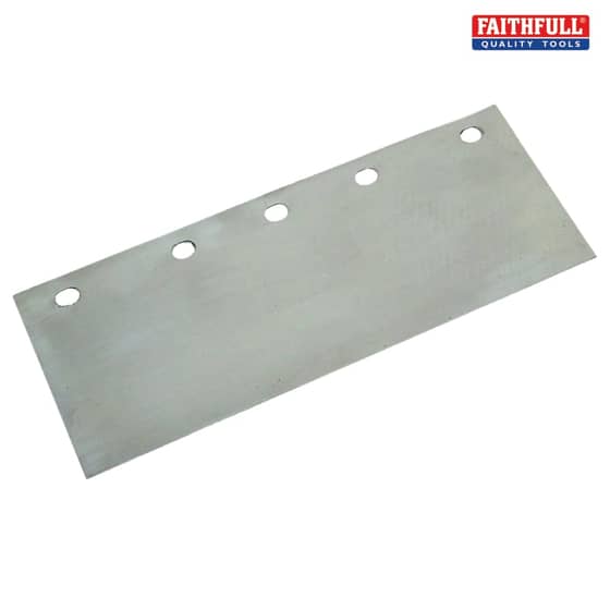 Faithfull Floor Scraper Blade 200mm (8in) 5 Hole - KAS030010