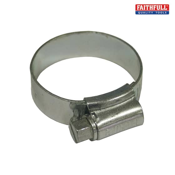 Faithfull 1 Stainless Steel Hose Clip 25 - 35mm - LDA 11.7MM