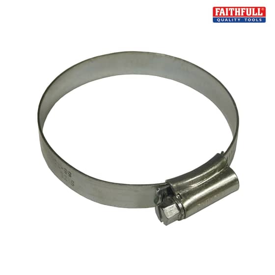 Faithfull 3 Hose Clip - Zinc MSZP 55 - 70mm - LGA 12MM
