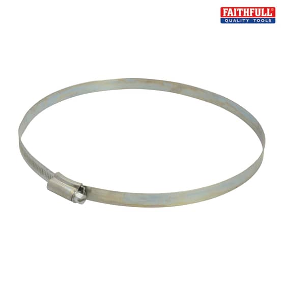 Faithfull 7.5 Hose Clip - Zinc MSZP 158 - 190mm - LGA 12MM