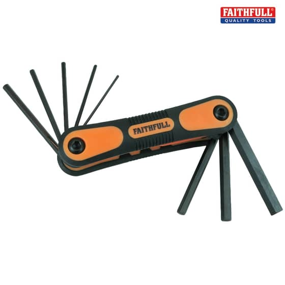 Hexagon Key Folding Set of 8 Metric (1.5-8mm)