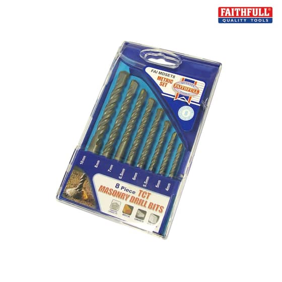 Standard Masonry Drill Set of 8 4-10mm