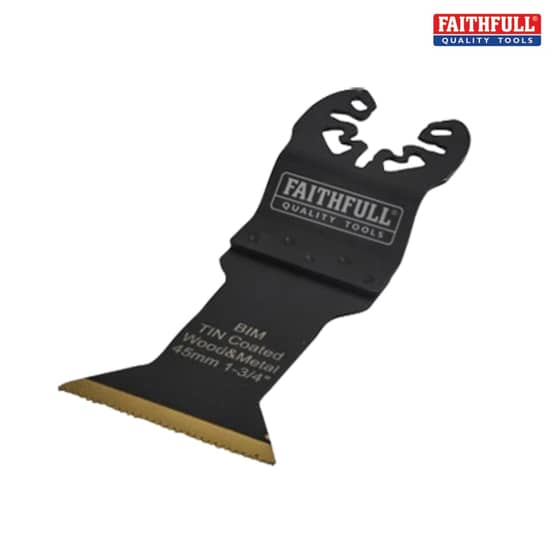 Faithfull Multi-Functional Tool Bi-Metal Flush Cut TiN Coated Blade 45mm - M0010052TB