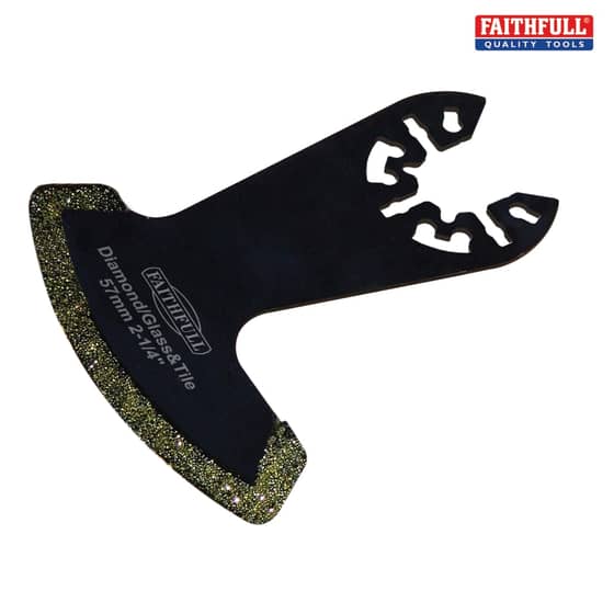 Faithfull Multi-Functional Tool Diamond Boot Ultra Thin Saw Blade 57mm - M0010031