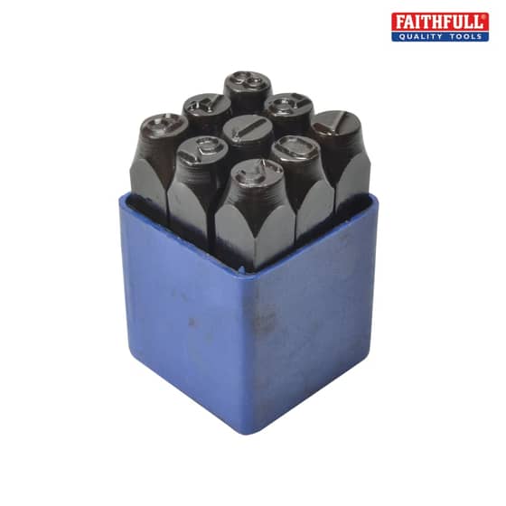 Faithfull Number Punch Set 4mm - NP/4