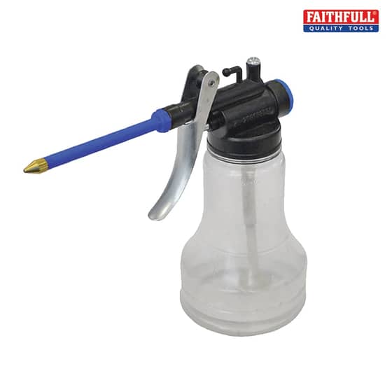 Oil Can Transparent Plastic 350ml