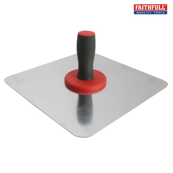 Mill Finish Alloy Plasterers Hawk 12 x 12in