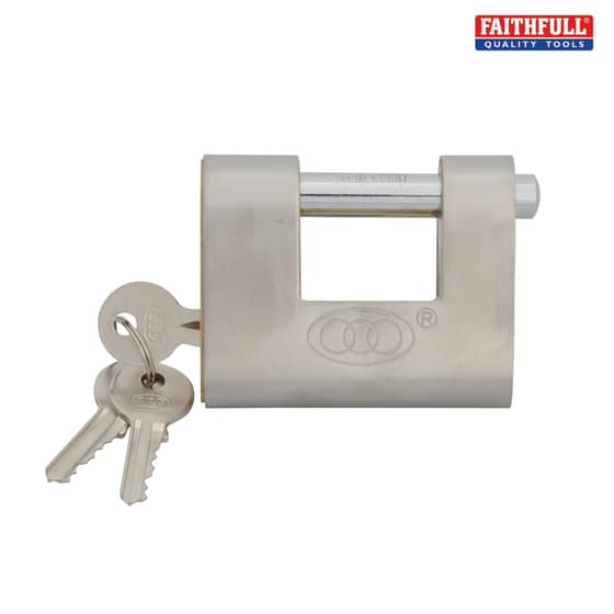 Brass Shutter Padlock 80mm