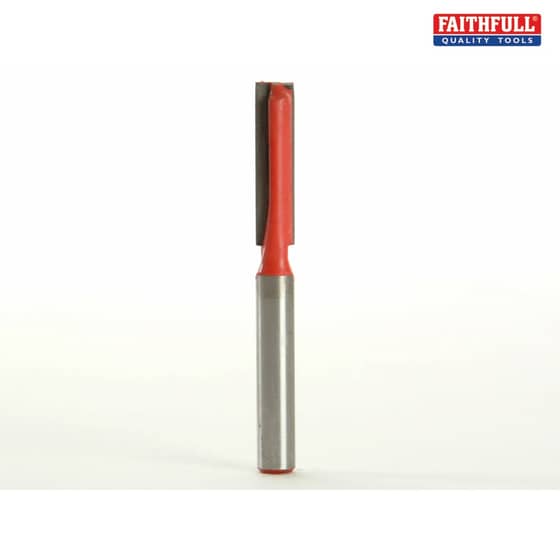 Router Bit TCT Two Flute 6.3mm x 25mm 1/4in Shank