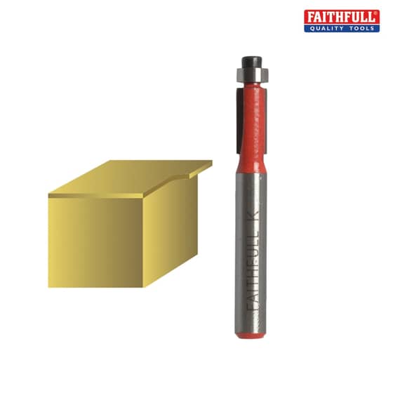 Router Bit TCT Mini Trim 6.3mm x 12.7mm 1/4in Shank