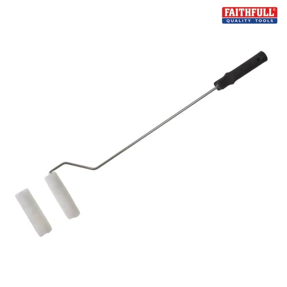 Faithfull Radiator Roller Kit Frame & 2 Refills 100mm (4in) - 750041016