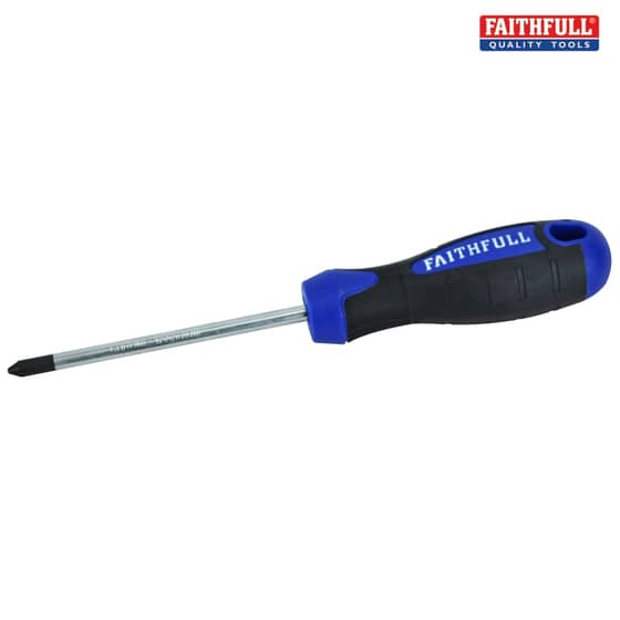 Soft-Grip Screwdriver Phillips Tip PH2 x 100mm