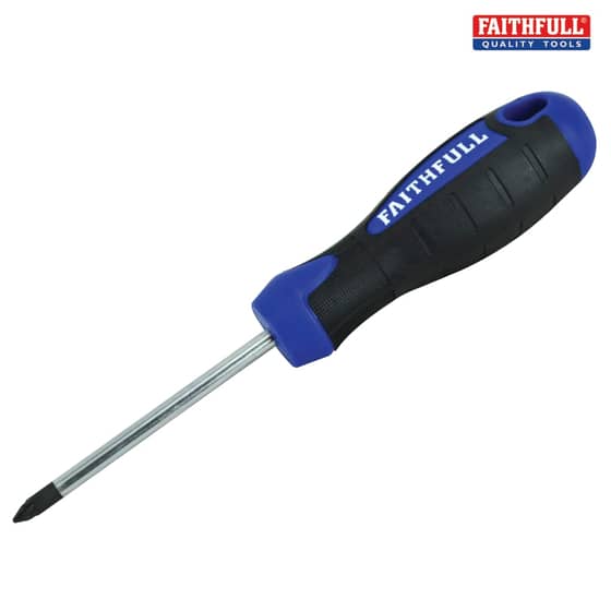 Soft-Grip Screwdriver Pozidriv Tip PZ1 x 75mm