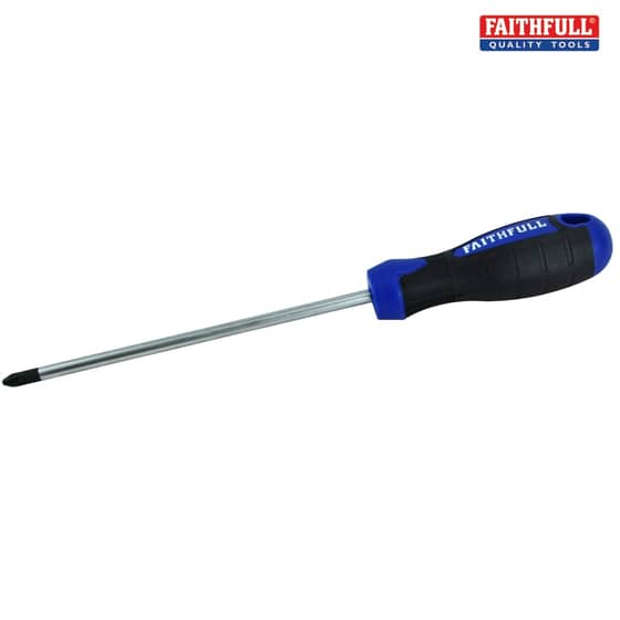 Soft-Grip Screwdriver Pozidriv Tip PZ2 x 150mm