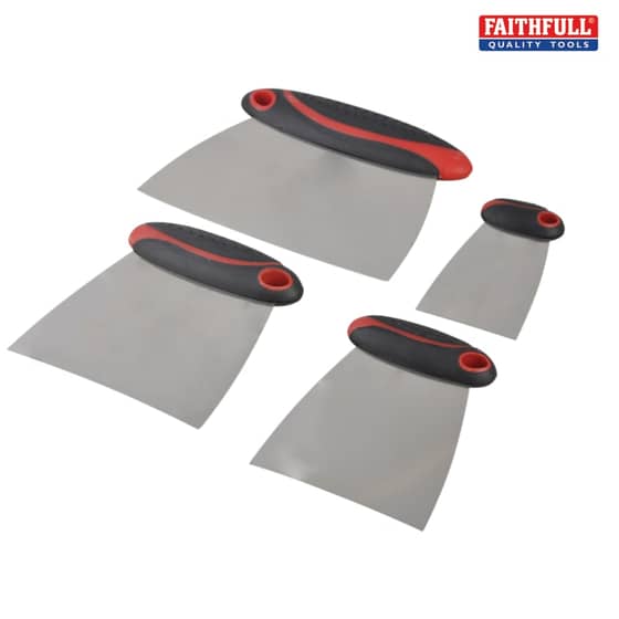 Filler & Spreader Set of 4 Stainless Steel