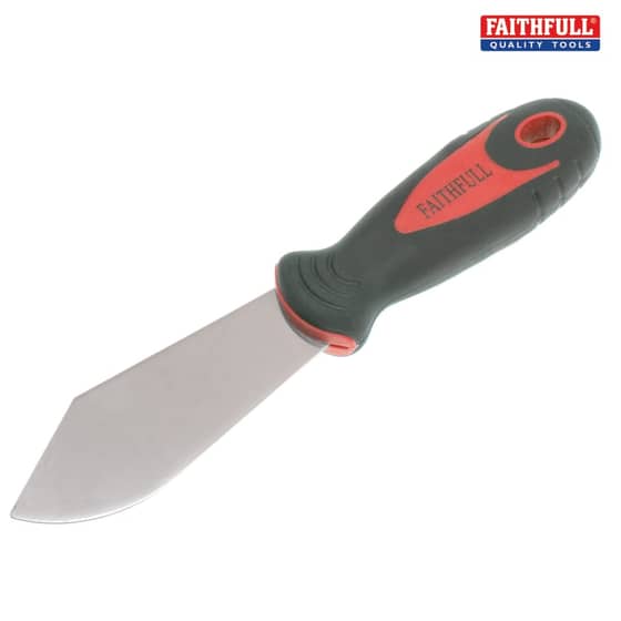 Putty Knife 38mm Soft-Grip Handle