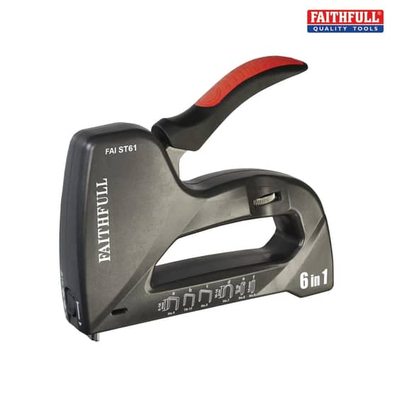 Faithfull Heavy-Duty 6-in-1 Tacker/Nailer - TP6001