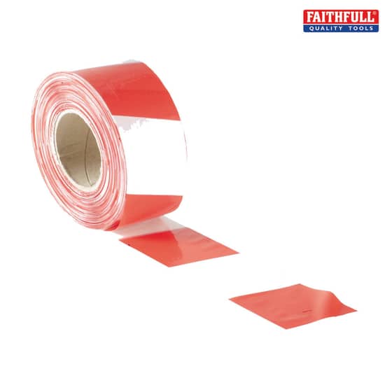 Barrier Tape 70mm x 500m Red & White