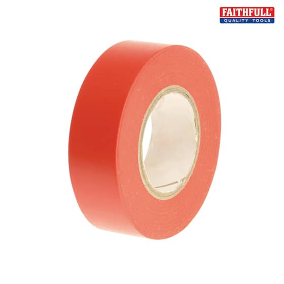 PVC Electrical Tape Red 19mm x 20m