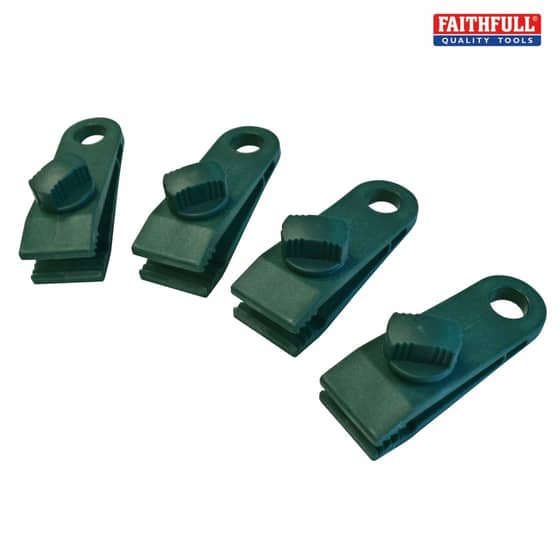 Instant Clip On Tarpaulin Eyelets (Pack of 4)